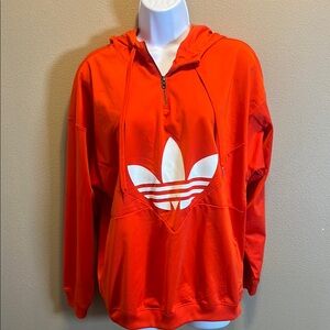 Adidas Women’s Vibrant Orange Hoodie Size Small